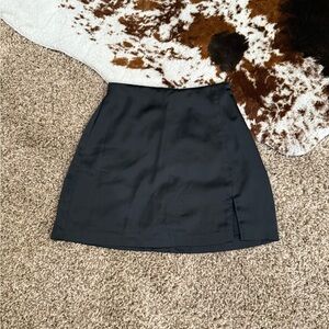 Abercrombie & Fitch The A&F Scarlett High Rise Satin Mini Skort